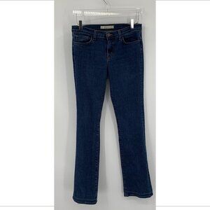 J Brand Jasper straight leg jeans denim blue low rise let down hem women 29